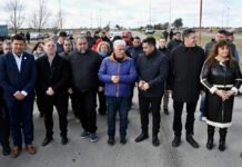 Poggi anunció la entrega de 10 viviendas en Fraga, licitó obras viales y recorrió trabajos de infraestructura en Villa Mercedes
