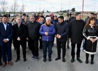 Poggi anunció la entrega de 10 viviendas en Fraga, licitó obras viales y recorrió trabajos de infraestructura en Villa Mercedes