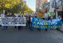 Multitudinaria protesta en San Luis contra el proyecto de Inviolabilidad de la Propiedad Privada