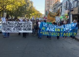 Multitudinaria protesta en San Luis contra el proyecto de Inviolabilidad de la Propiedad Privada