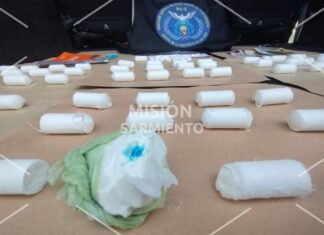 Incautaron droga valuada en $22 millones y detuvieron a dos hombres en el sur de la ciudad de San Luis