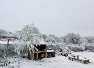 La nieve llegó a gran parte de San Luis: rutas cortadas, asistencia por el frío y demoras en la carrera del TC