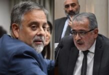 Olguín cuestionó la nueva licencia de Trombotto como senador y Endeiza la defendió diciendo que los albertistas hacían lo mismo