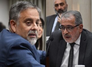 Olguín cuestionó la nueva licencia de Trombotto como senador y Endeiza la defendió diciendo que los albertistas hacían lo mismo