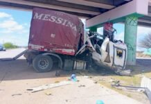 Un camionero murió tras impactar contra las columnas del puente de acceso a Balde