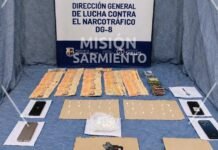 La Policía anuló 5 centros de drogas, incautó cocaína valuada en casi 20 millones de pesos y detuvo a dos personas