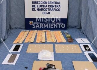 La Policía anuló 5 centros de drogas, incautó cocaína valuada en casi 20 millones de pesos y detuvo a dos personas