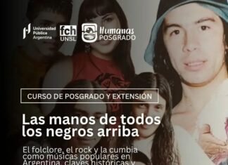 La UNSL lanza el curso de posgrado “Las manos de todos los negros arriba” sobre sociología de la música popular