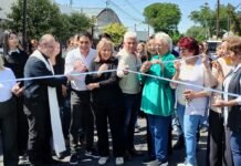 Inauguraron la repavimentación de tres cuadras de calle Caseros con una inversión de $93 millones