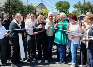 Inauguraron la repavimentación de tres cuadras de calle Caseros con una inversión de $93 millones