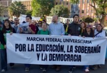 Quinta Marcha Federal Universitaria: en San Luis también se reclamó que Milei cumpla la ley de financiamiento